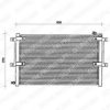 DELPHI TSP0225100 Condenser, air conditioning